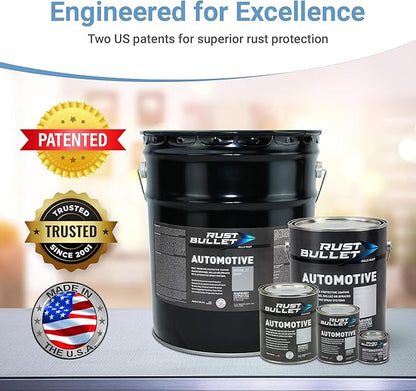 RUST BULLET 6-Pack Combo 4 Quarts Automotive Rust Protection & Rust Inhibitor & 2 Quarts BlackShell