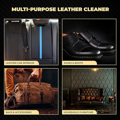 Nexgen Car Leather Cleaner - Quick Spray Car Interior Cleaner and Leather Restorer - Gentle Liquid Formula, Multi-purpose Leather Cleaner For Car, Couch, Boots, Purses, and More (16 Oz)