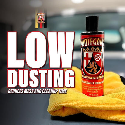 Wolfgang Concours Series Total Swirl Remover | Compound Polish for Scratch & Oxidation Removal | Restores Paint Clarity & Shine | Safe for Cars, Trucks, SUVs, & More | WG-8600 | 16 oz