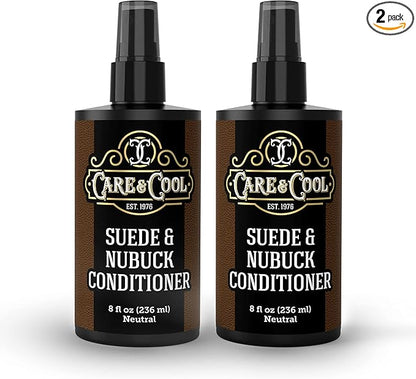 Care & Cool Suede and Nubuck Conditioner - Your Best Choice for Waterproofing and Protecting The Delicate Structure Against The Elements and Abrasive Impurities (16 Fl Oz)