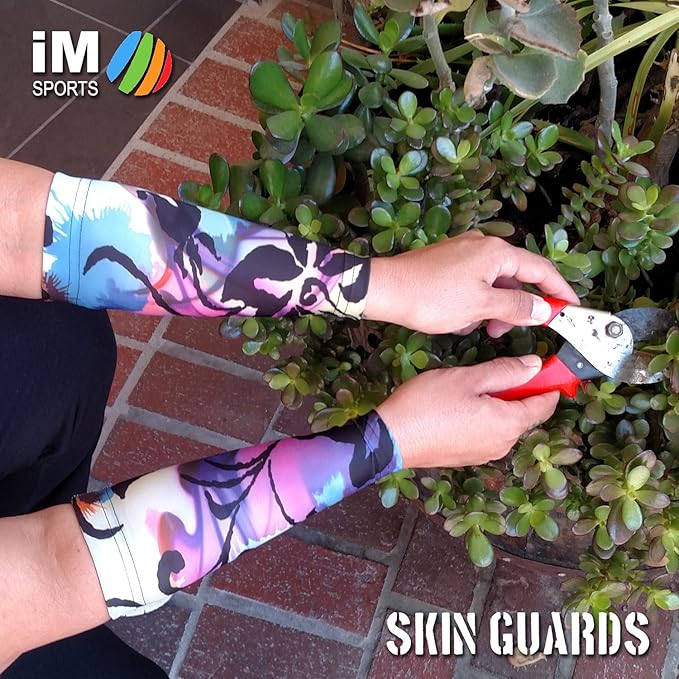 iM Sports Skin Guards Skin Protection Forearm Sleeves - Made in USA - Pair