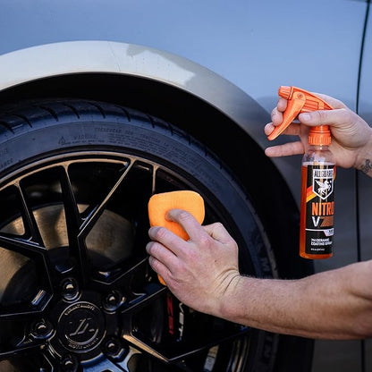 NITRO V7 Spray - 7H Ceramic Coating Spray with Proprietary XiO2™ Formula Creates Tri-Molecular Bond - 1+ Year of Hydrophobic, Self Cleaning Protection & High-Gloss Shine - Easy Application