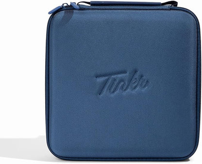 TINKR Mini Car Vacuum, Cordless Handheld Vacuum with 6000Pa Suction Power, High Speed 47000 RPM Motor, Efficient Airflow Design, Dual Nozzles, USB C Recharge, and Travel Bag (Midnight Blue)