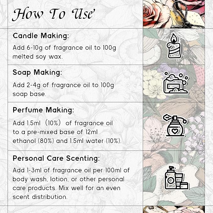 HIQILI Chocolate Fragrance Oil for DIY Candle, Soap & Bath Salts Making, Long Lasting Scents for Home Essential Oil Diffuser - 5.07 Fl Oz