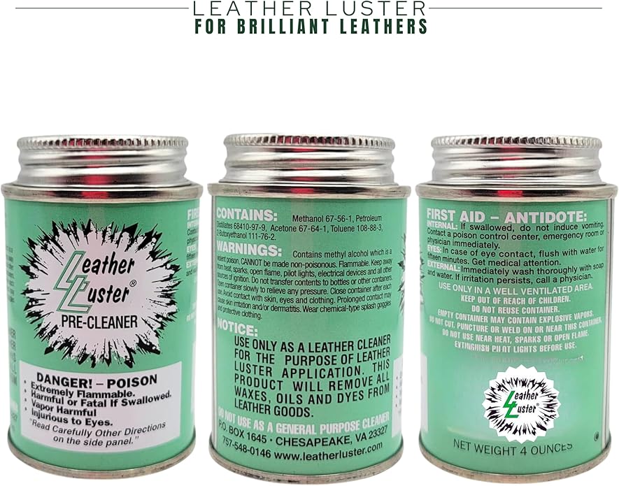Skin Revolution Leather Luster Patent Leather Polish, Cleaner and Conditioner | Made in the USA, 4oz