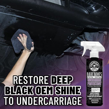 Chemical Guys TVD_104_16 Bare Bones Premium Dark Shine Spray for Undercarriage, Tires and Trim, Safe for Cars, Trucks, Motorcycles, RVs & More, 16 fl oz