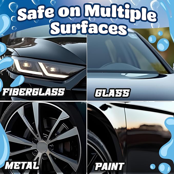 Salty Captain Drip Dry Hydrophobic Coating 16.9oz – Post Wash Hydro Coat Safe for Cars, Boats & RVs – Glossy, UV-Protected Finish – Foam Gun Compatible & Easy to Apply – Premium Lab Tested Quality
