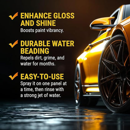 McKee's 37 - Hydro Blue SiO2 Coating | Ceramic Coating for Cars, Easy Protection & Shine Spray for Paint, Glass, Wheels, Chrome & Trim (22 oz)