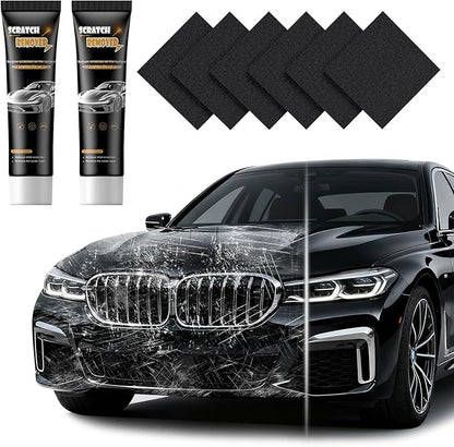 MALOK Car Scratch Remover 2025 Upgrade Nano Sparkle Magic Cleaning Cloth for Minor Car Paint Scratch Repair, Car Polish Scratch & Swirl Remover for All Vehicles