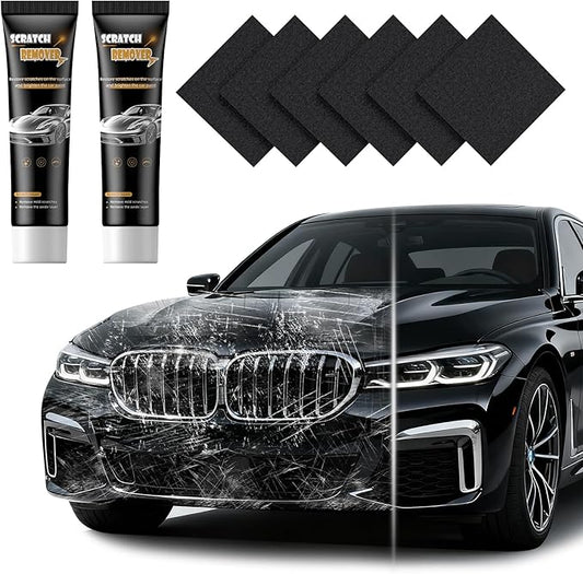 MALOK Car Scratch Remover 2025 Upgrade Nano Sparkle Magic Cleaning Cloth for Minor Car Paint Scratch Repair, Car Polish Scratch & Swirl Remover for All Vehicles