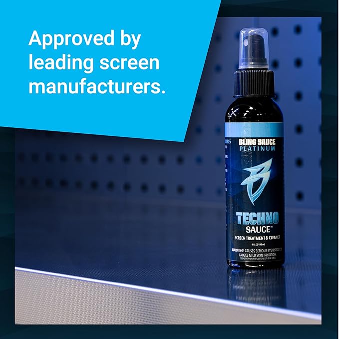 Bling Sauce Techno Sauce 3-Pack, Electronics Screen Cleaner & Treatment, 4oz Each