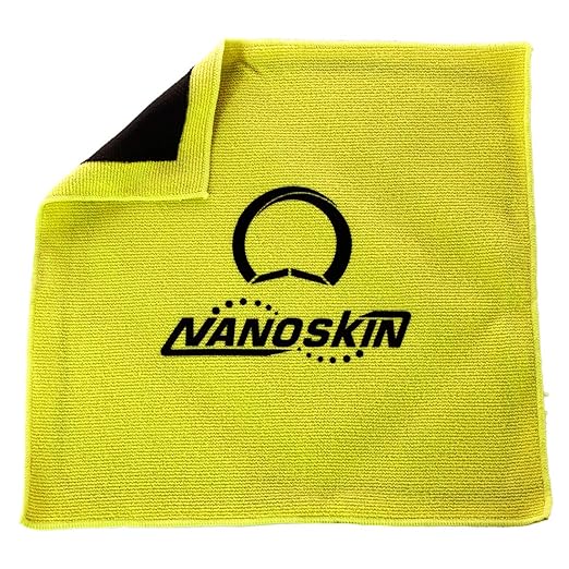 Nanoskin AUTOSCRUB Surface Prep Towel Medium Grade- Patented Clay Bar Replacement Tool to Remove Embedded Contaminants Before Wax & Coating | Safe for Painted Surface, Glass, Plastic, Metal & More 12" x 12"