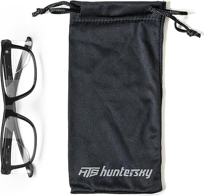 HTS HUNTERSKY TR90NZZ Safety Glasses with Side Shield Small Size Women Men ANSI Z87 Anti Fog Scratch Resistant Lab Pickleball