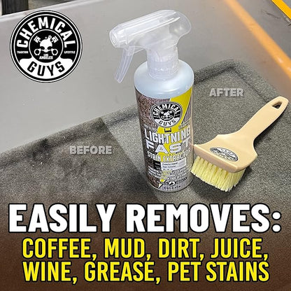 Chemical Guys Lightning Fast Carpet and Upholstery Stain Extractor - Chemical Guys Carpet Cleaner, Great for Fabric, Upholstery, Cars, Home, Office, Furniture, and More, Fresh Scent - 16 oz