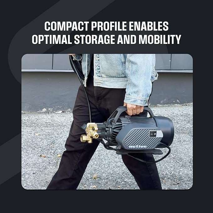 Active 2.3 Electric Pressure Washer –a 2.3 GPM high Pressure Washer for DIY at Home car wash and Professional Detailing and Other Cleaning transformations.