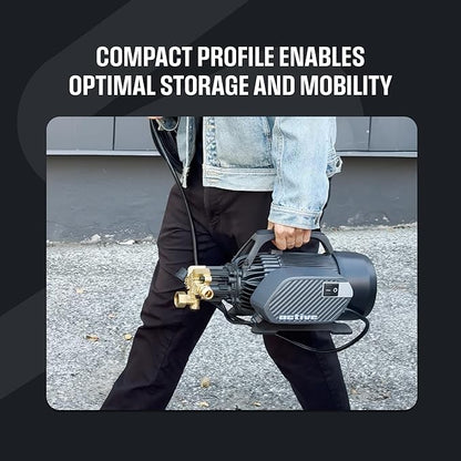 Active 2.3 Electric Pressure Washer –a 2.3 GPM high Pressure Washer for DIY at Home car wash and Professional Detailing and Other Cleaning transformations.