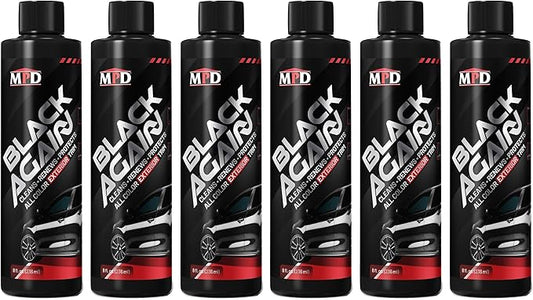 MPD Cobalt Charm Black Again Exterior Trim Restorer NA647 8 oz. (Pack of 6)