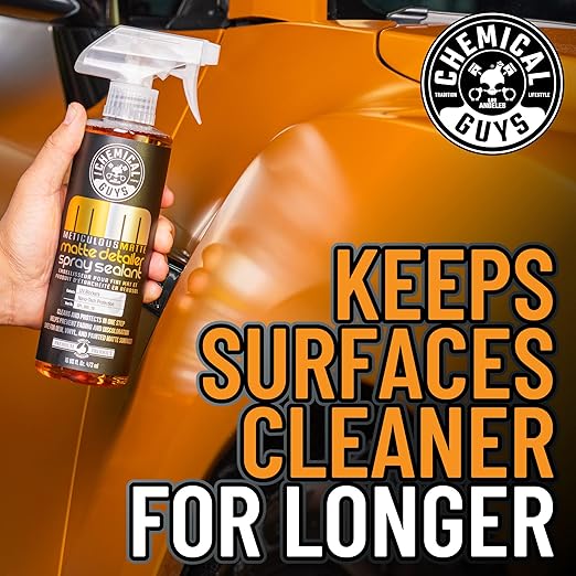 Chemical Guys Meticulous Matte Detailer and Spray Sealant for Crisp Satin & Matte Finishes, (Safe for OEM, Vinyl, & Painted Matte Surfaces) 32 fl oz