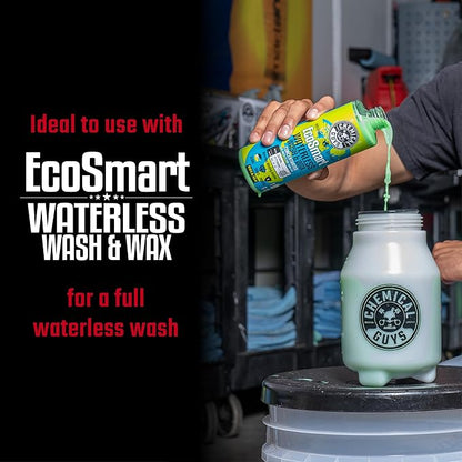 Chemical Guys HOL401 Eco Friendly Drought Buster Waterless Car Wash & Wax Kit, 8 Items