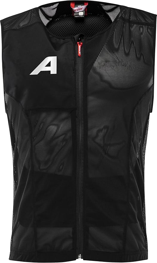 ALPINA Proshield Back Protector Vest Men, Lightweight Flexible Spine Protection for Skiing Snowboarding, Black