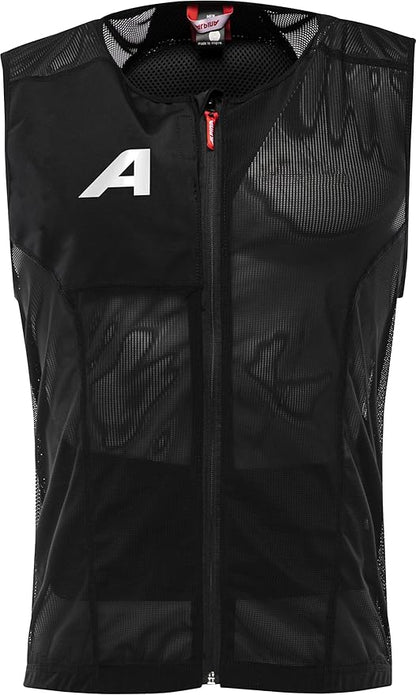 ALPINA Proshield Back Protector Vest Men, Lightweight Flexible Spine Protection for Skiing Snowboarding, Black
