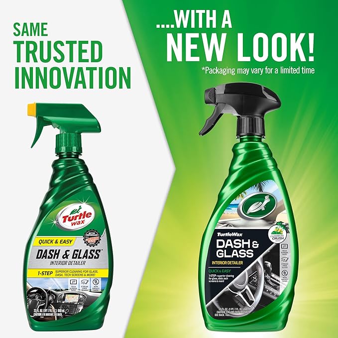 Turtle Wax 51783 Dash & Glass Car Dashboard & Window Screen Shine 500ml