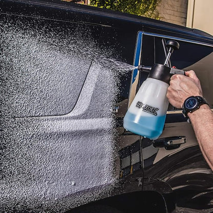Slick Products Hybrid Ceramic Wash & Wax Super Concentrate – Extra Thick Foaming Car Shampoo & Motorcycle Wash Soap with Wax Protection – Perfect for Foam Cannon – 32 oz.