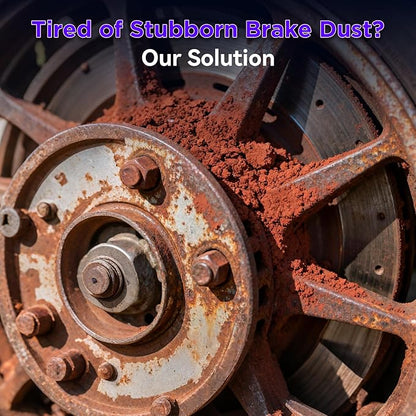 Wheel Cleaner & Rust Dissolver - 500ml, Acid-Powered Formula for Brake Dust & Iron Deposits, Safe for Alloy & Painted Rims