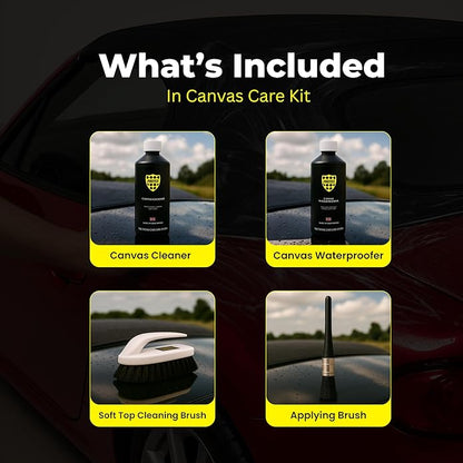 PROTEX Convertible Soft Top Care Kit with Canvas Cleaner & Waterproofer