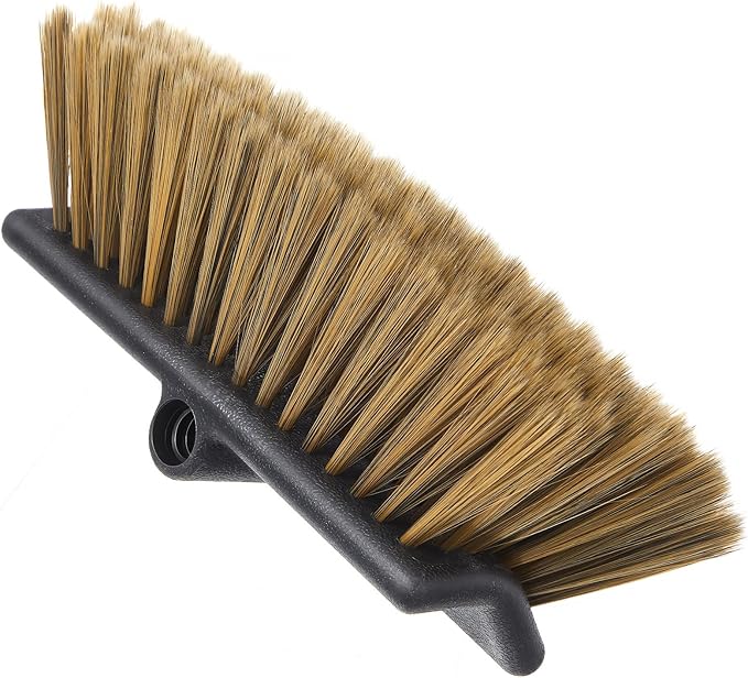 Boar's Hair Car Wash Brush 10 in Synthetic Bristles Safely Lifts Dirt Premium Curved Bristles Soft, Scratch-Free Cleaning Durable & Versatile for Cars, Trucks & Rvs