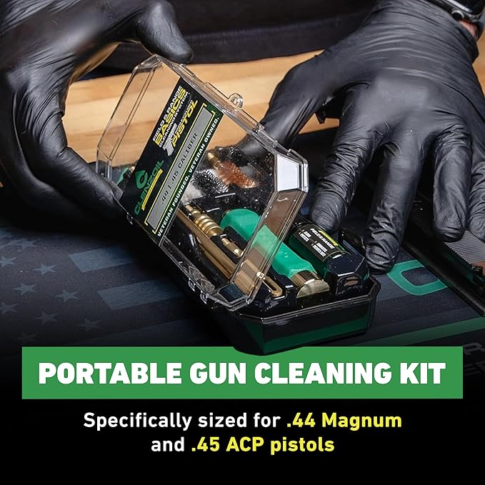 CLENZOIL Field & Range Pistol Basics Cleaning Kit | Complete Handgun Cleaning Set