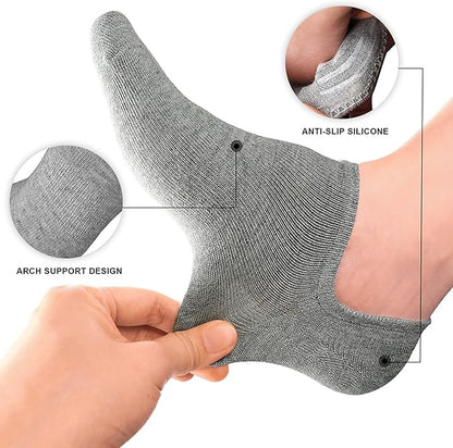 wernies No Show Socks Women Low Socks Non Slip Flat Boat Line 4/8 Pairs
