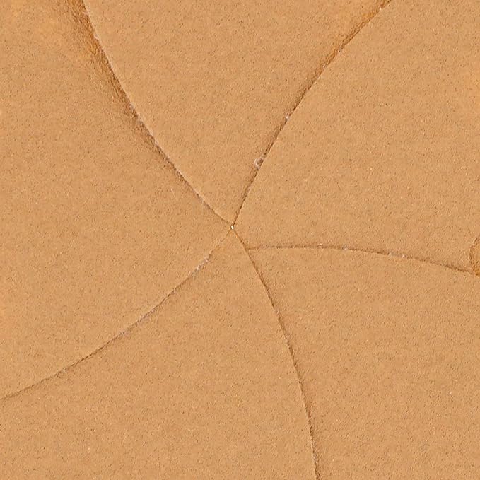 Dura-Gold Premium 150 Grit 6" Gold Sandpaper Discs, 6 Hole Pattern Dustless, Box of 50 - Hook & Loop Backing for DA Sander, Finishing Med-Cut Sanding Abrasive Automotive Paint, Woodworking Wood, Metal