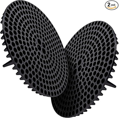WASH&WHIPS Pit Stop Particle Interceptor for Car Wash - Innovative Interceptor Funnel Technology Separates Abrasive Dirt & Debris from Wash Water, Black 2 (Pack)