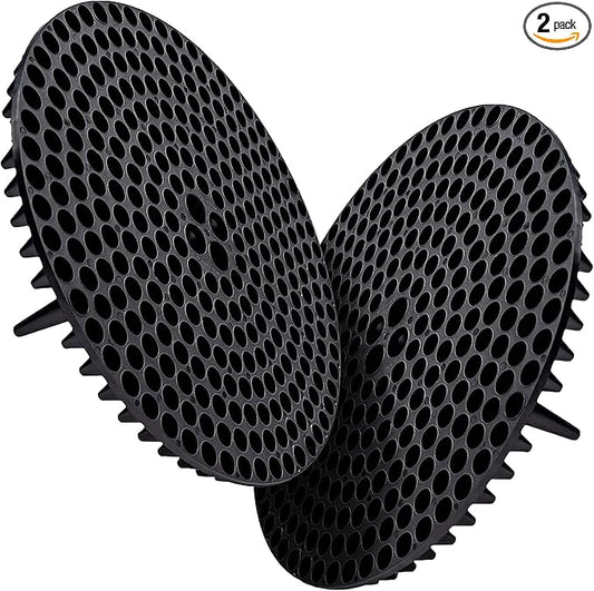 WASH&WHIPS Pit Stop Particle Interceptor for Car Wash - Innovative Interceptor Funnel Technology Separates Abrasive Dirt & Debris from Wash Water, Black 2 (Pack)