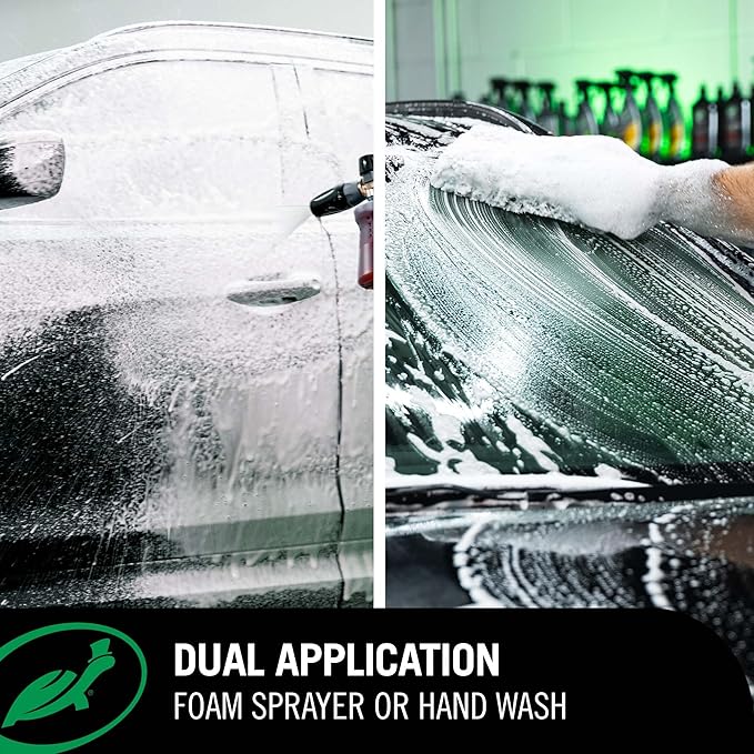 Turtle Wax 54320 Hybrid Solutions Slick-N-Slide Pure Wash, pH Neutral, Extreme Foaming Car Wash Soap, Hand Wash or Foam Cannon Application, Clay Bar Lubricant, Spot Free Clean, 64 oz. (Pack of 1)