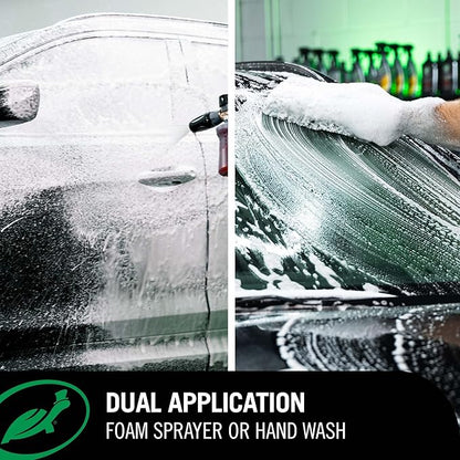 Turtle Wax 54320 Hybrid Solutions Slick-N-Slide Pure Wash, pH Neutral, Extreme Foaming Car Wash Soap, Hand Wash or Foam Cannon Application, Clay Bar Lubricant, Spot Free Clean, 64 oz. (Pack of 1)