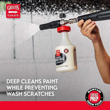 Griot's Garage BOSS Foaming Surface Wash for Car Cleaning and Detailing, Compatible with the BOSS Foam Cannon Auto-Mix System, 35oz
