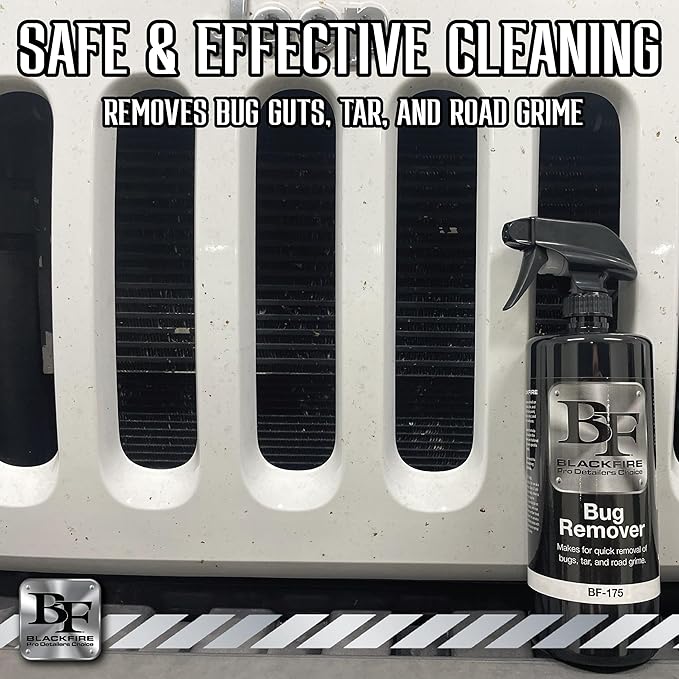 Blackfire Pro Detailers Choice Bug Remover | Specialized Automotive Spray Cleaner & Spot Treatment | Safe for Vehicle Paint | Removes Bugs Without Damage | BF-175 | 32oz