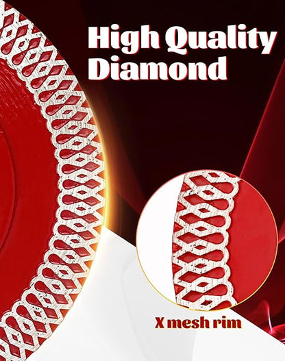 Casaverde 2 Pcs of 3"/76mm Diamond Blade with 3/8" Arbor for Cutting Ceramic Tile,Stone Tile
