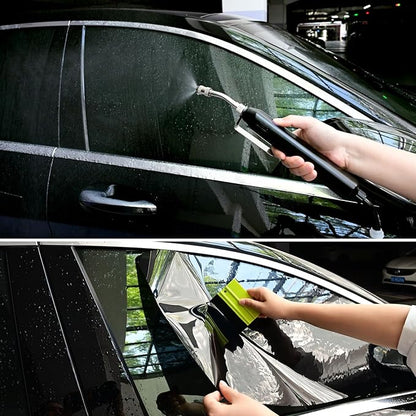 NEWISHTOOL Window Tinting Backpack with Electric Sprayer, 3L Capacity Water Bladder and 3.9 Feet Hose with Adjustable Nozzle Water Sprayer Bag for Automotive Glass Tinting, PPF Installing, Car Washing