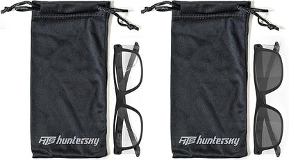 HTS HUNTERSKY TR90NZZ Safety Glasses with Side Shield Small Size Women Men ANSI Z87 Anti Fog Scratch Resistant Lab Pickleball