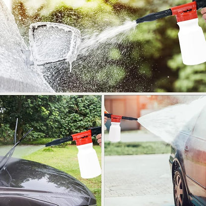 LIANXIN Car Wash Kit - Car Cleaning Kit,Car Wash Kit with Foam Gun, Microfiber Sponge and Towels,Tire Brush, Collapsible Bucket,Car Wash Foam Gun
