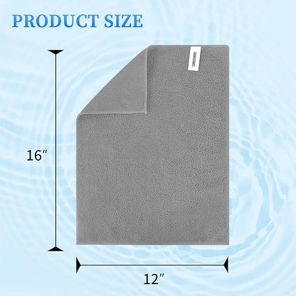 FIXSMITH Microfiber Cleaning Cloth - Pack of 12, Multi-Functional Towels, Size: 12 x 16 in, Highly Absorbent Rags, Lint-Free, Streak-Free for Car, Kitchen, Home, Office