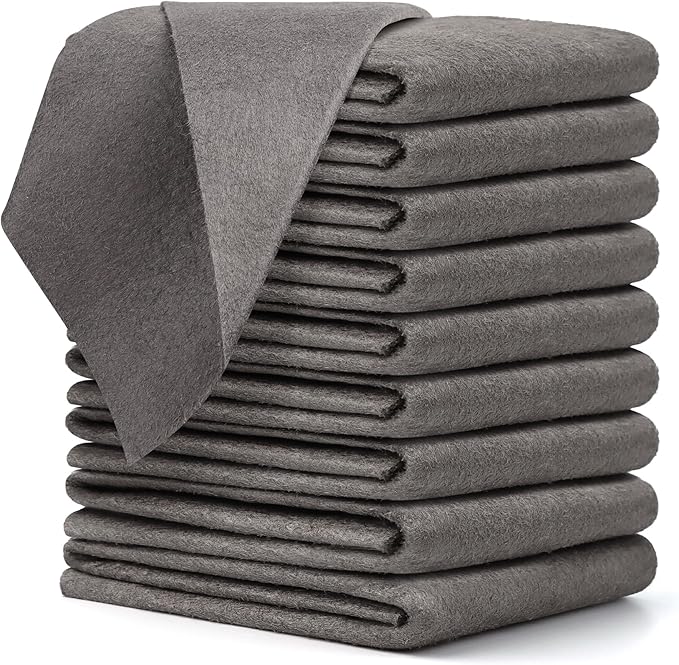 40 Pcs Thickened Magic Cleaning Cloth, Microfiber Streak Free Cleaning Cloths Reuseable Magic Cleaning Wipes for Windows Glass