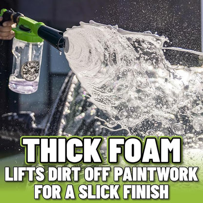 Chemical Guys TORQ Foam Blaster 6 - Foam Cannon Garden Hose Attachment, Easy to Use, Sprays Thick Suds for Safe Washing Trucks, SUVs, Motorcycles, RVs, and Other Vehicles