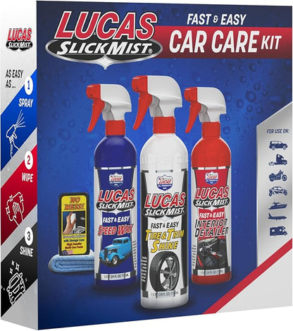 Lucas Oil 10558 Slick Mist Detailing Car Care Kit