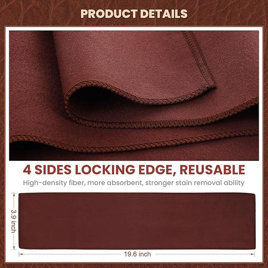 10 Pcs Shine Shoes Cloth Kit Polish Dauber Applicators Cleaning Leather Shoes Boots Microfiber Care Cloths Suede Cleaner
