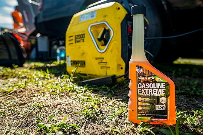 Hot Shot's Secret Gasoline Extreme 12 Oz, Concentrated Fuel System Cleaner, Fuel Additive for Gasoline Engines, Fuel Injector Cleaner - Increases Fuel Economy & Restores Engine Performance