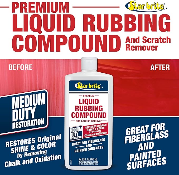 STAR BRITE Liquid Rubbing Compound 16 oz. Oxidation & Scratch Remover